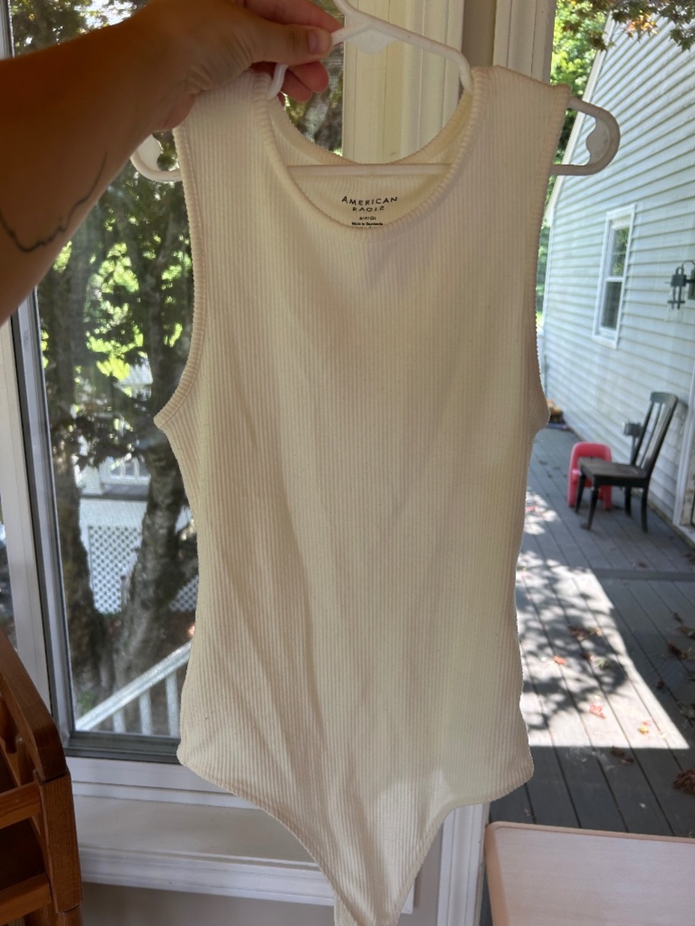 American eagle ribbed bodysuit